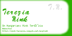 terezia mink business card